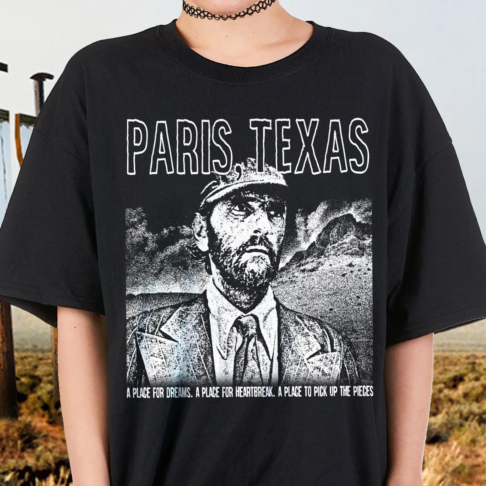 Paris Texas T Shirt Wim Wender - Men'S Fashion Genres บทวิจารณ์และราคา