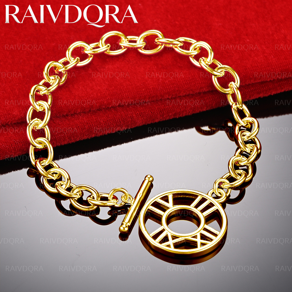 18K Gold Plated Roman Numeral  - Mens Fashion Discord บทวิจารณ์และราคา