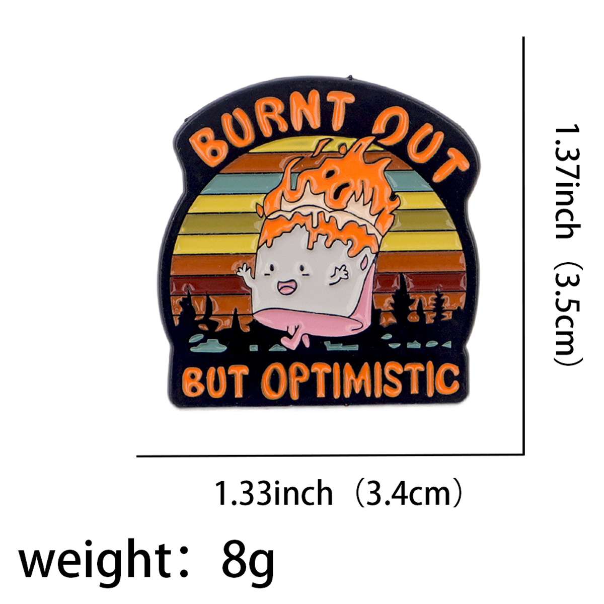 Fire Badges Enamel Pin Brooche - Men'S Fashion Accessories บทวิจารณ์และราคา