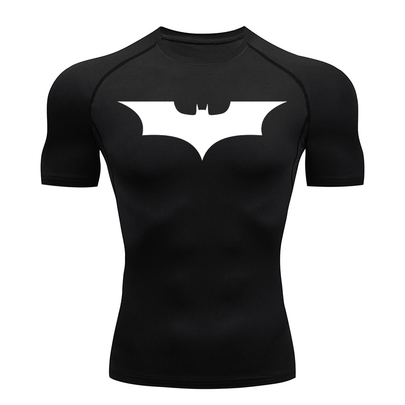 Bat Print Compression Shirts f - Compression Shirt Workout บทวิจารณ์และราคา