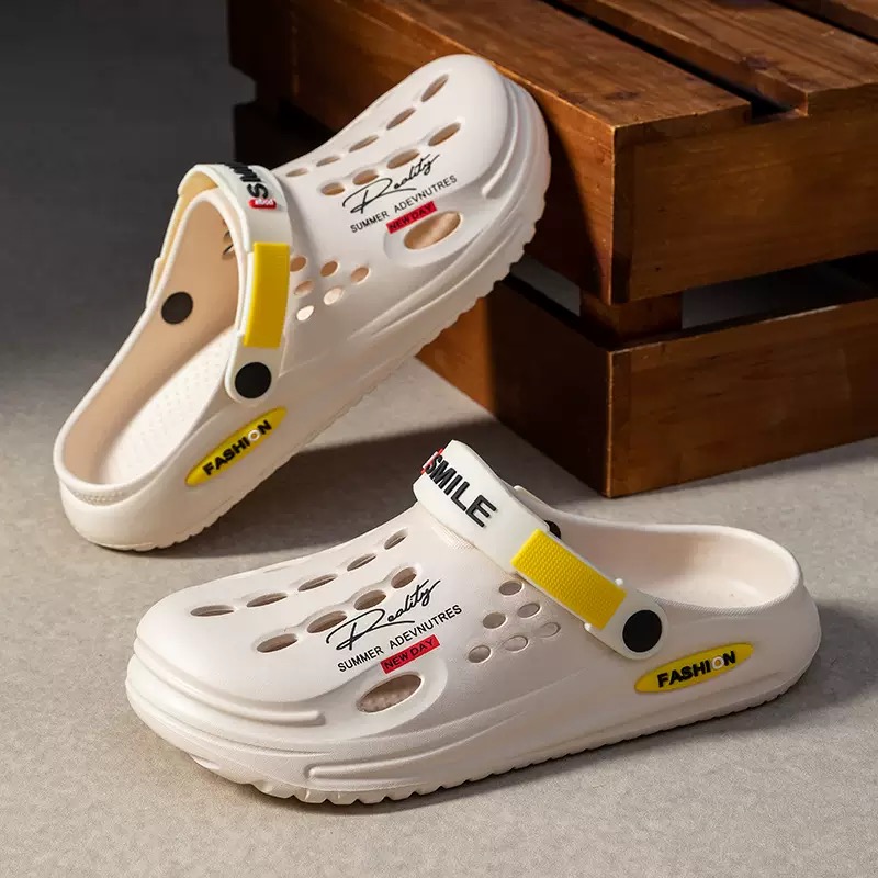 Men's Slippers EVA Hole Mens M - Mens Fashion Mullet บทวิจารณ์และราคา