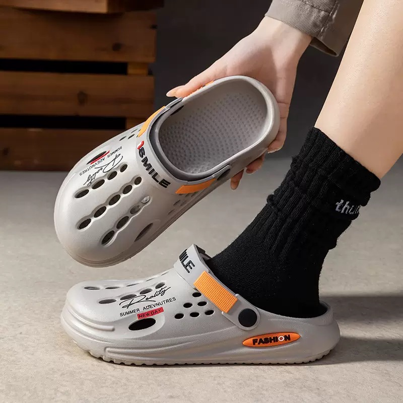 Men's Slippers EVA Hole Mens M - Mens Fashion Mullet บทวิจารณ์และราคา