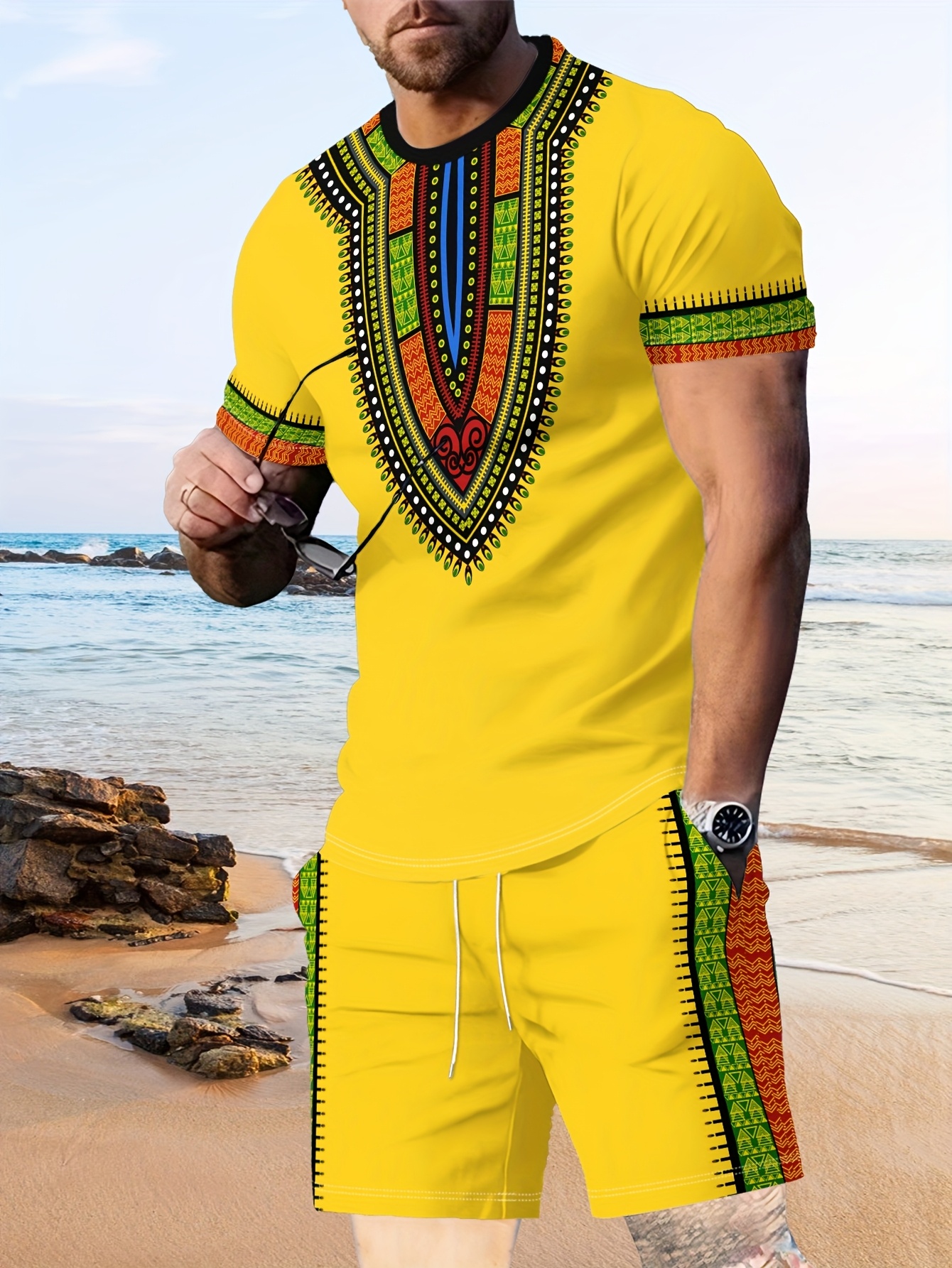 New Men's Suits African Dashik - Quality Men'S Fashion บทวิจารณ์และราคา