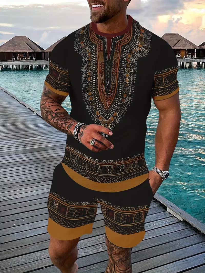 New Men's Suits African Dashik - Quality Men'S Fashion บทวิจารณ์และราคา