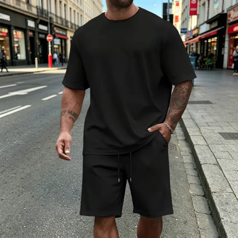 Men's T-Shirt Set Casual O Nec - Men'S Fashion For Summer 2026 บทวิจารณ์และราคา