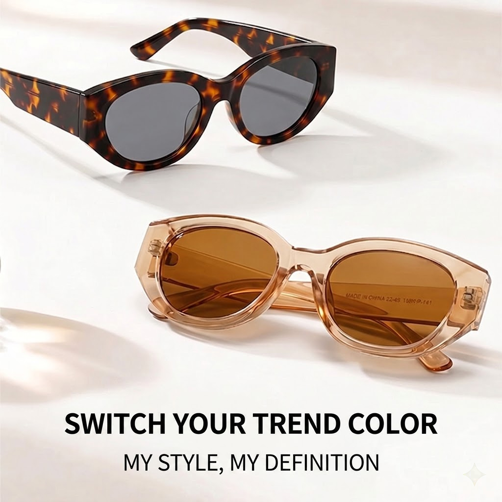 Women Men Classic Cat-Eye Pola - Men'S Fashion Accessories บทวิจารณ์และราคา