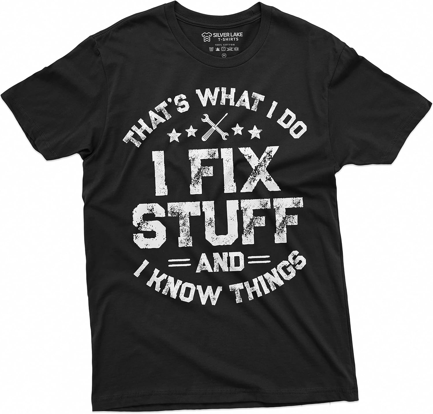Men's Funny I Fix Stuff T-Shir - Men'S Fashion Garage บทวิจารณ์และราคา