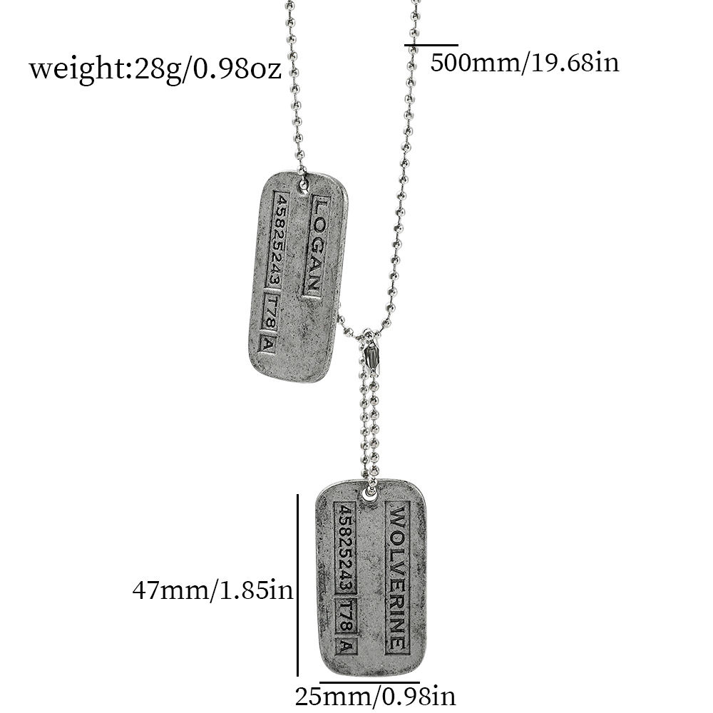 X-Men Wolverine Military Card  - Men'S Fashion Accessories บทวิจารณ์และราคา