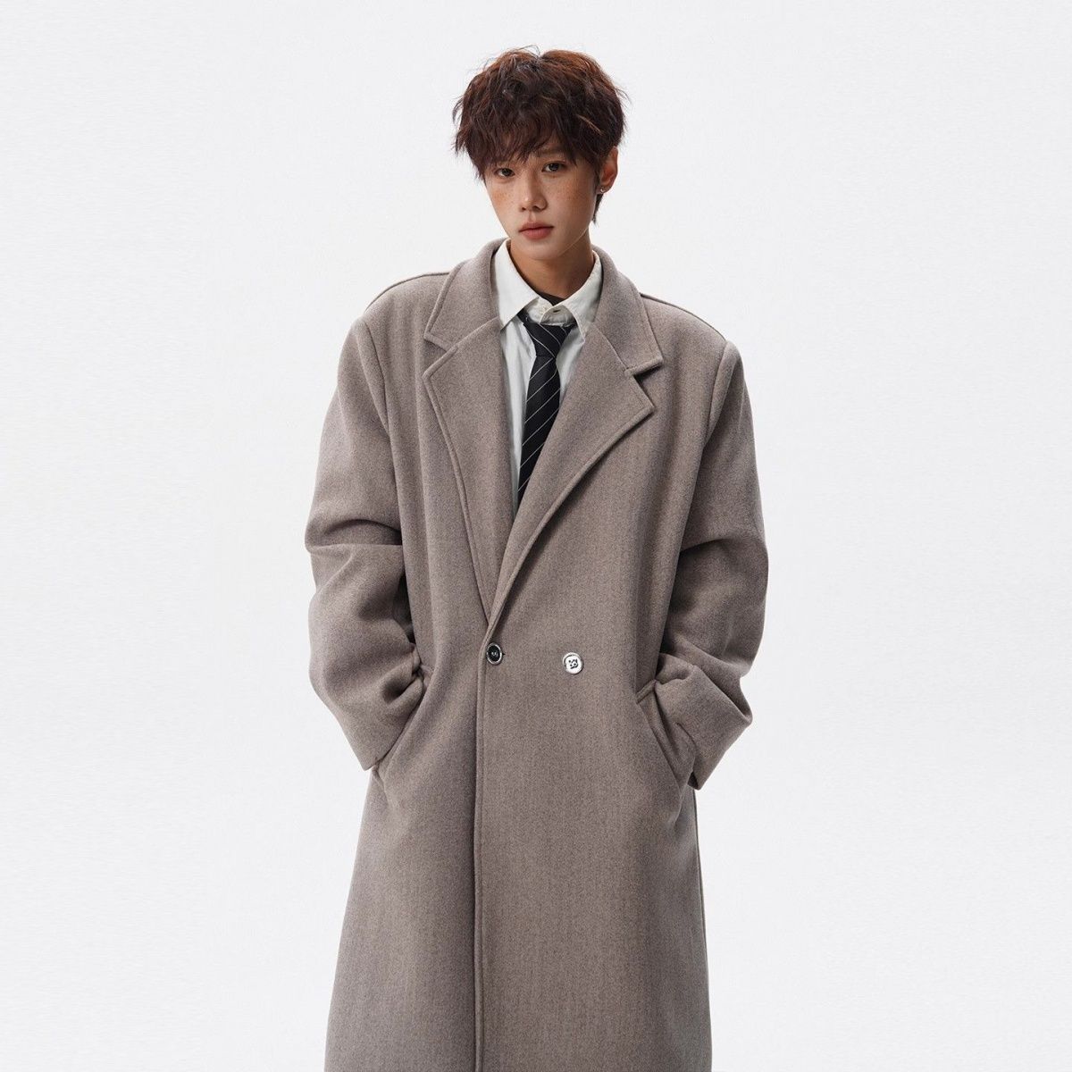 Wool Blend Coat Korean Reviews - Men'S Fashion Reviews บทวิจารณ์และราคา