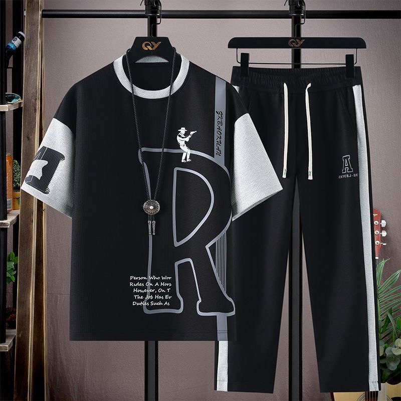 Summer Fashion Trendy Printed  - Mens Fashion Trend บทวิจารณ์และราคา