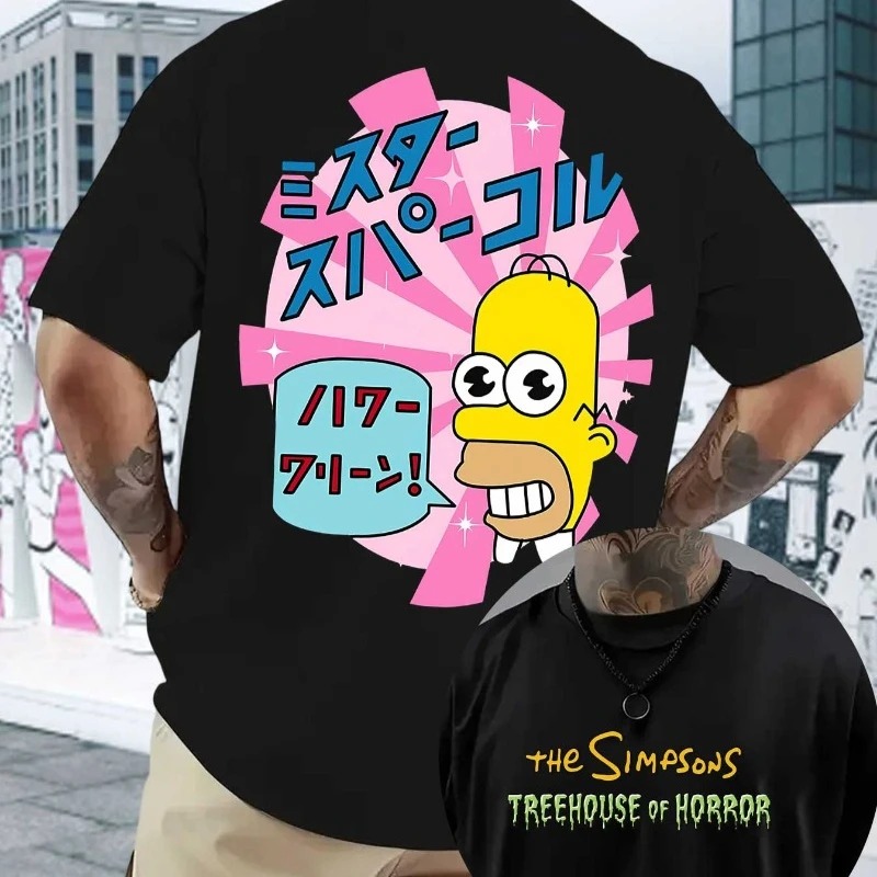 The Simpsons cotton Unisex O-n - Mens Fashion Discord บทวิจารณ์และราคา