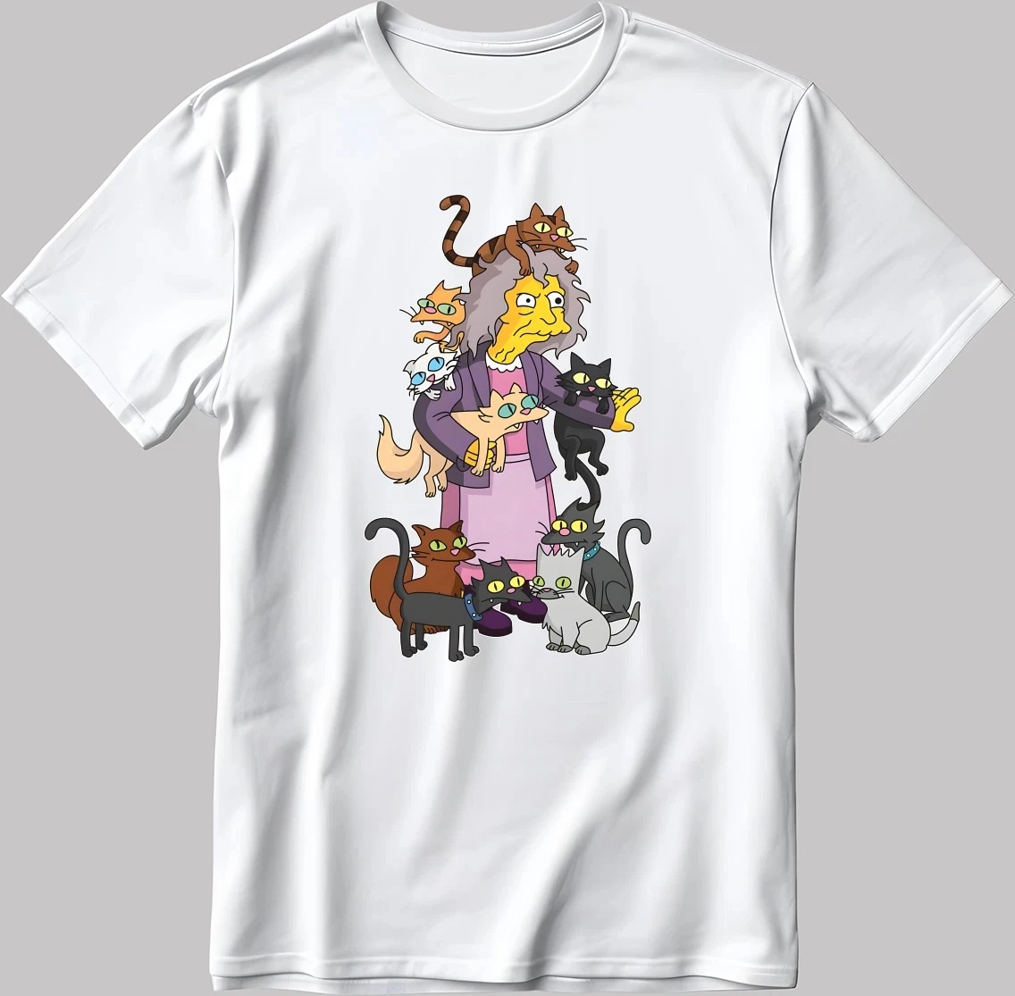 The Simpsons cotton Unisex O-n - Mens Fashion Discord บทวิจารณ์และราคา