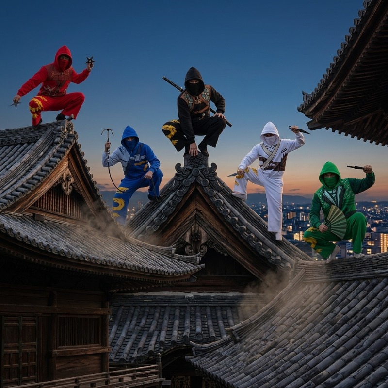 Ninja Warrior Armor Hoodie Set - Track Suit Men บทวิจารณ์และราคา