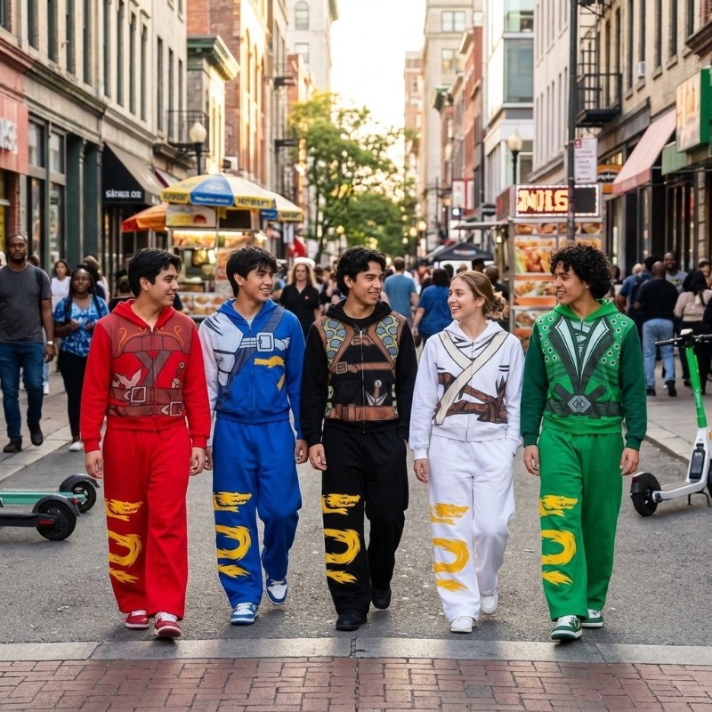 Ninja Warrior Armor Hoodie Set - Track Suit Men บทวิจารณ์และราคา