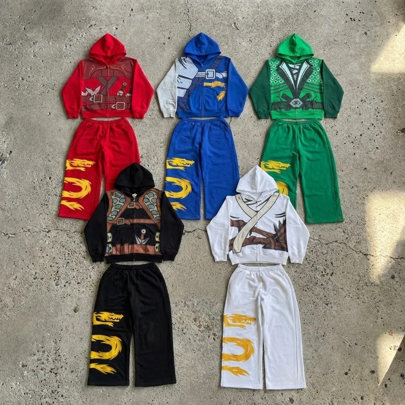 Ninja Warrior Armor Hoodie Set - Track Suit Men บทวิจารณ์และราคา