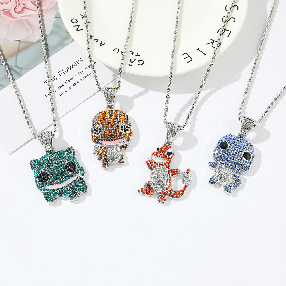 Diamond Studded Squirtle Neckl - Men'S Fashion Accessories บทวิจารณ์และราคา