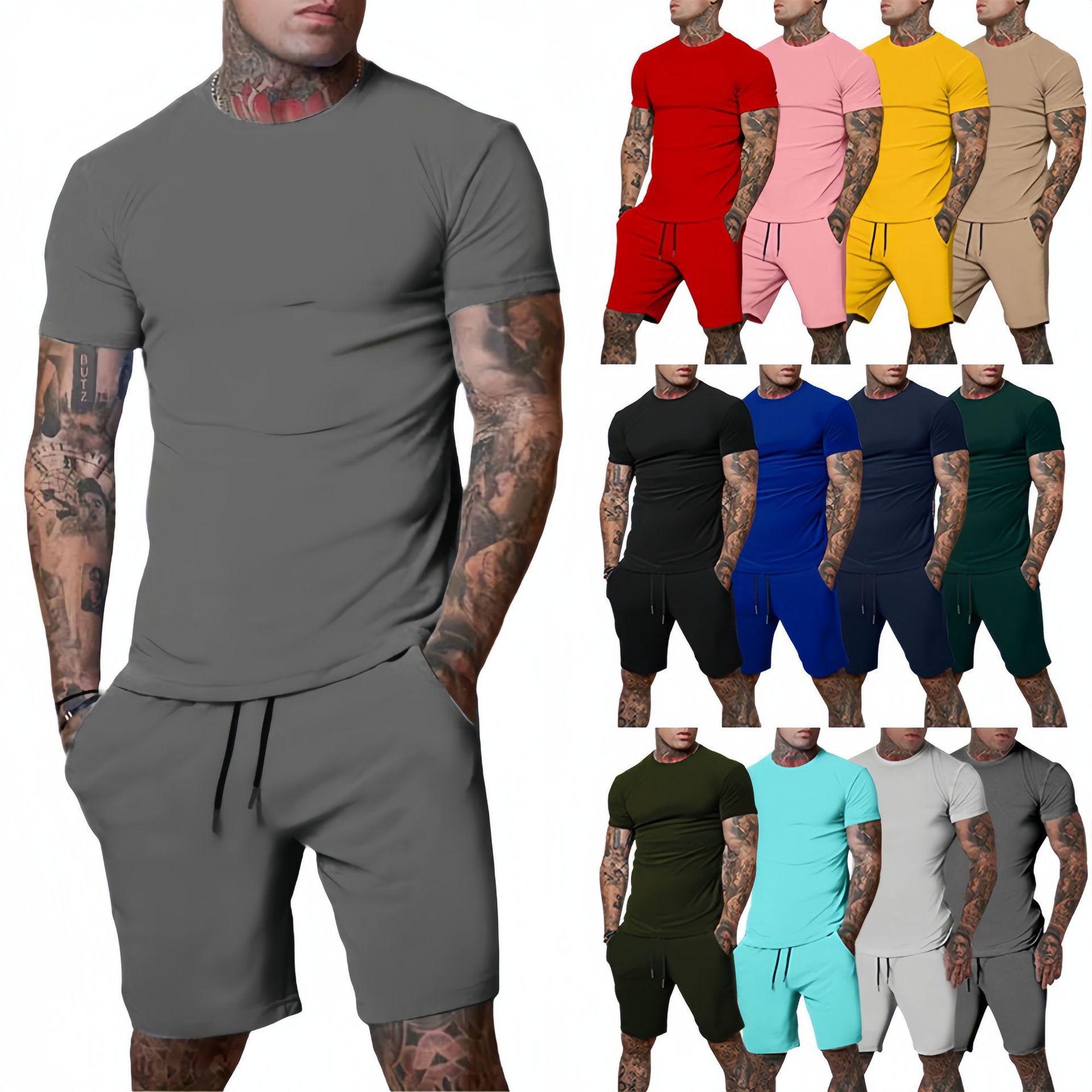 Fashionable and casual summer  - Mens Fashion Trend บทวิจารณ์และราคา