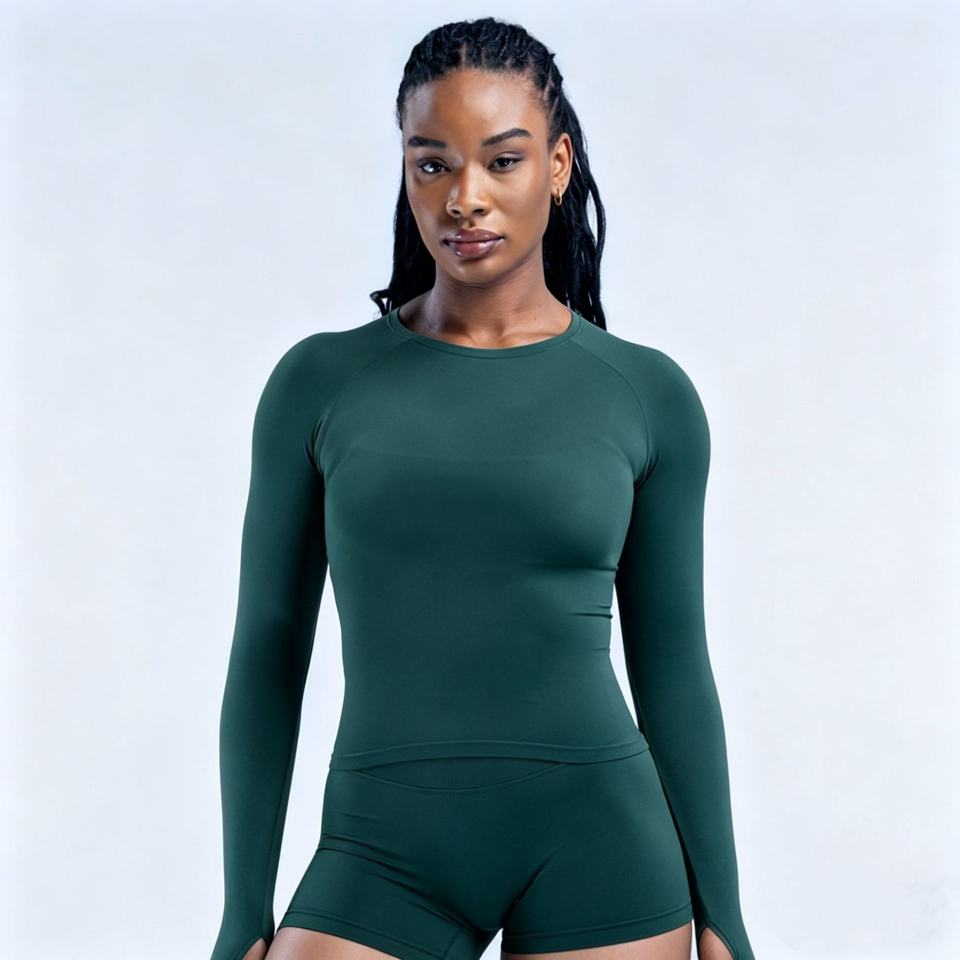 ENYFD Women's Seamless Long Sl - Compression Shirt Workout บทวิจารณ์และราคา