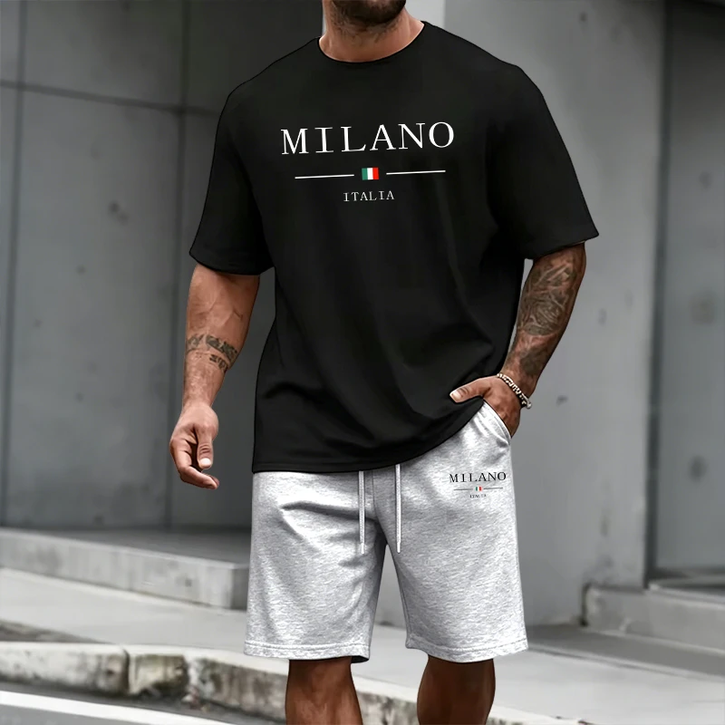 Men's Tracksuit Short Sleeve T - Men'S Fashion For Summer 2026 บทวิจารณ์และราคา