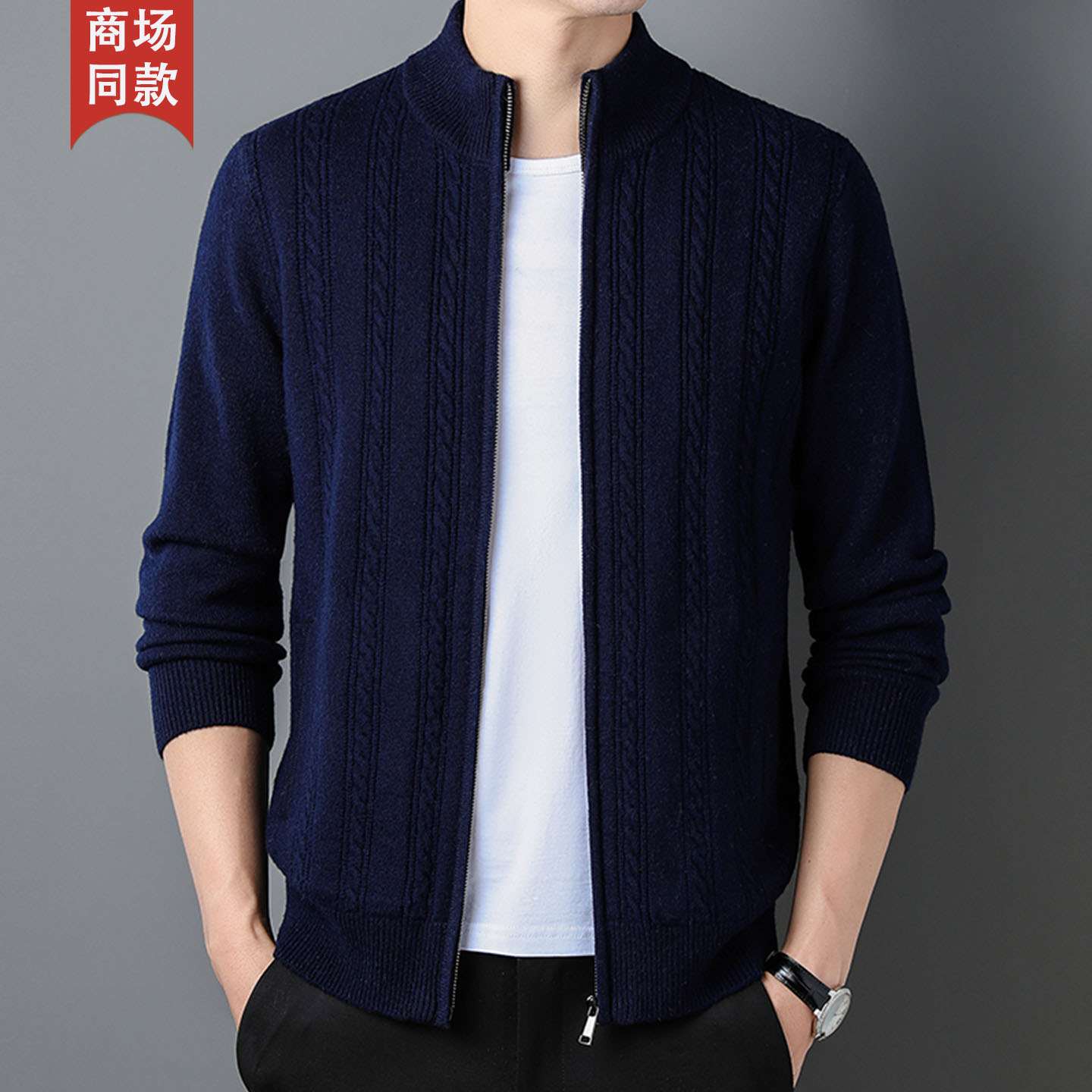 100% cashmere sweater men's ca - Mens Fashion Mullet บทวิจารณ์และราคา