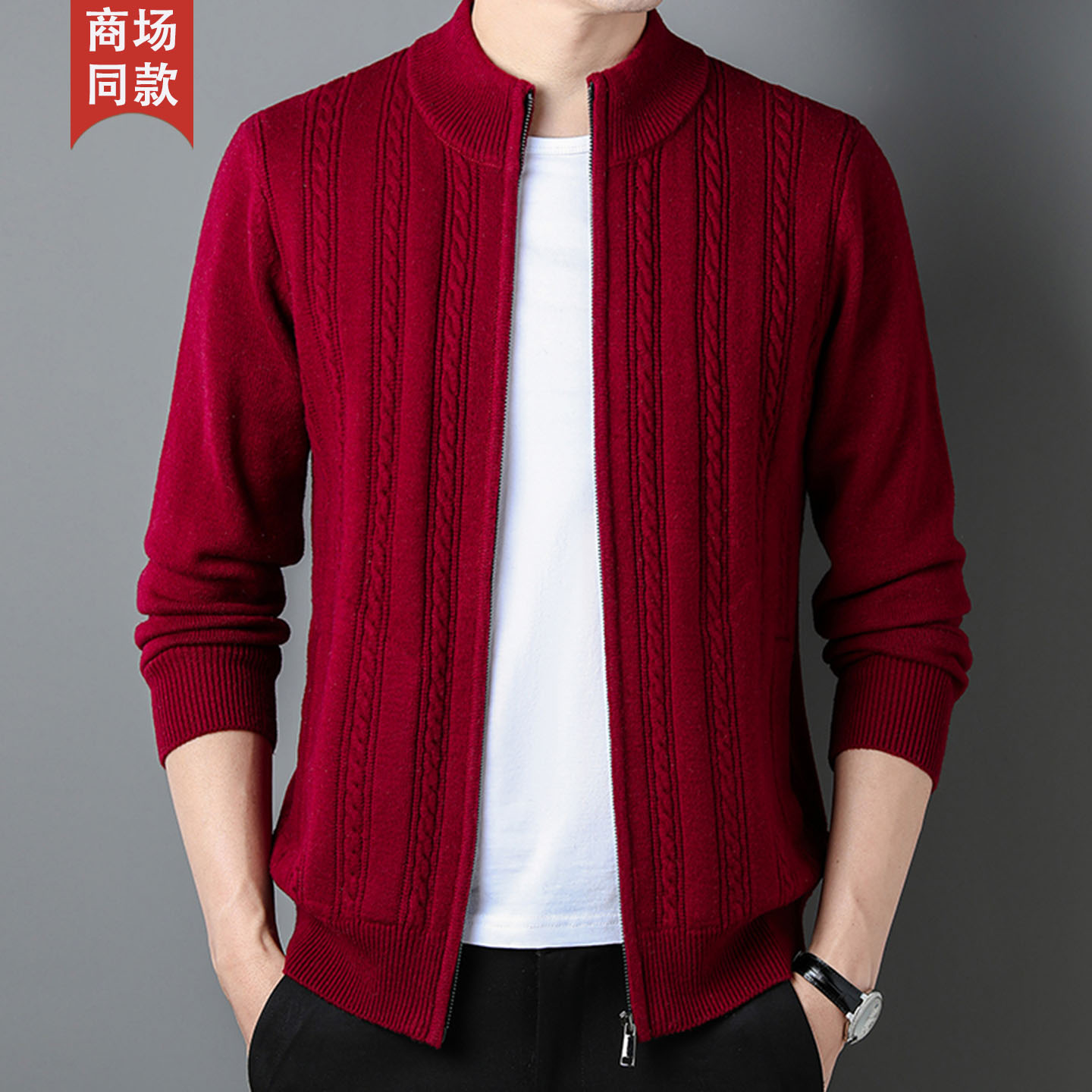 100% cashmere sweater men's ca - Mens Fashion Mullet บทวิจารณ์และราคา