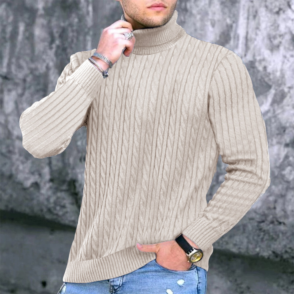 Autumn Winter New Men's Knit S - Mens Fashion Mullet บทวิจารณ์และราคา