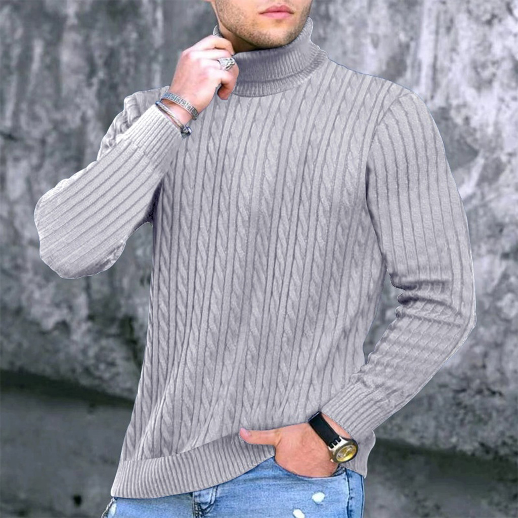 Autumn Winter New Men's Knit S - Mens Fashion Mullet บทวิจารณ์และราคา