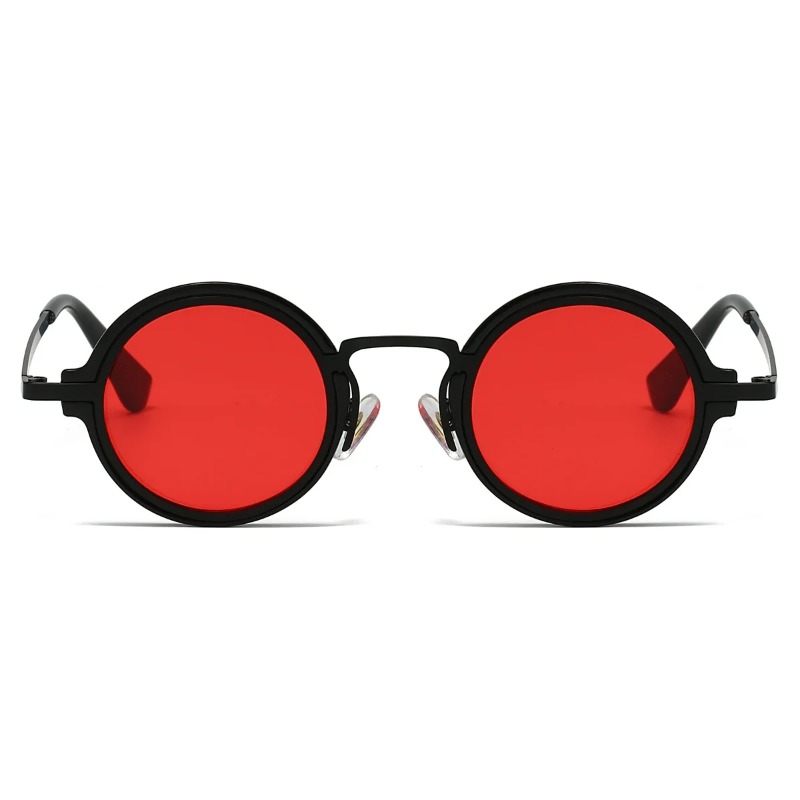 New Retro Metal Round Frame Su - Men'S Fashion Accessories บทวิจารณ์และราคา