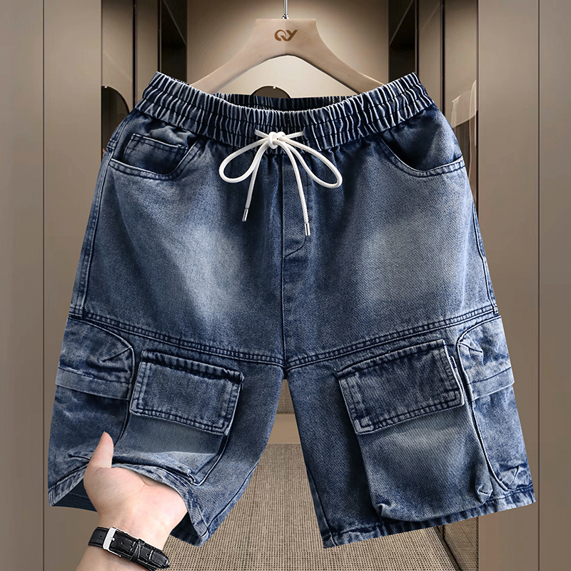 Men's Cargo Shorts New Summer  - Men'S Fashion Jeans บทวิจารณ์และราคา