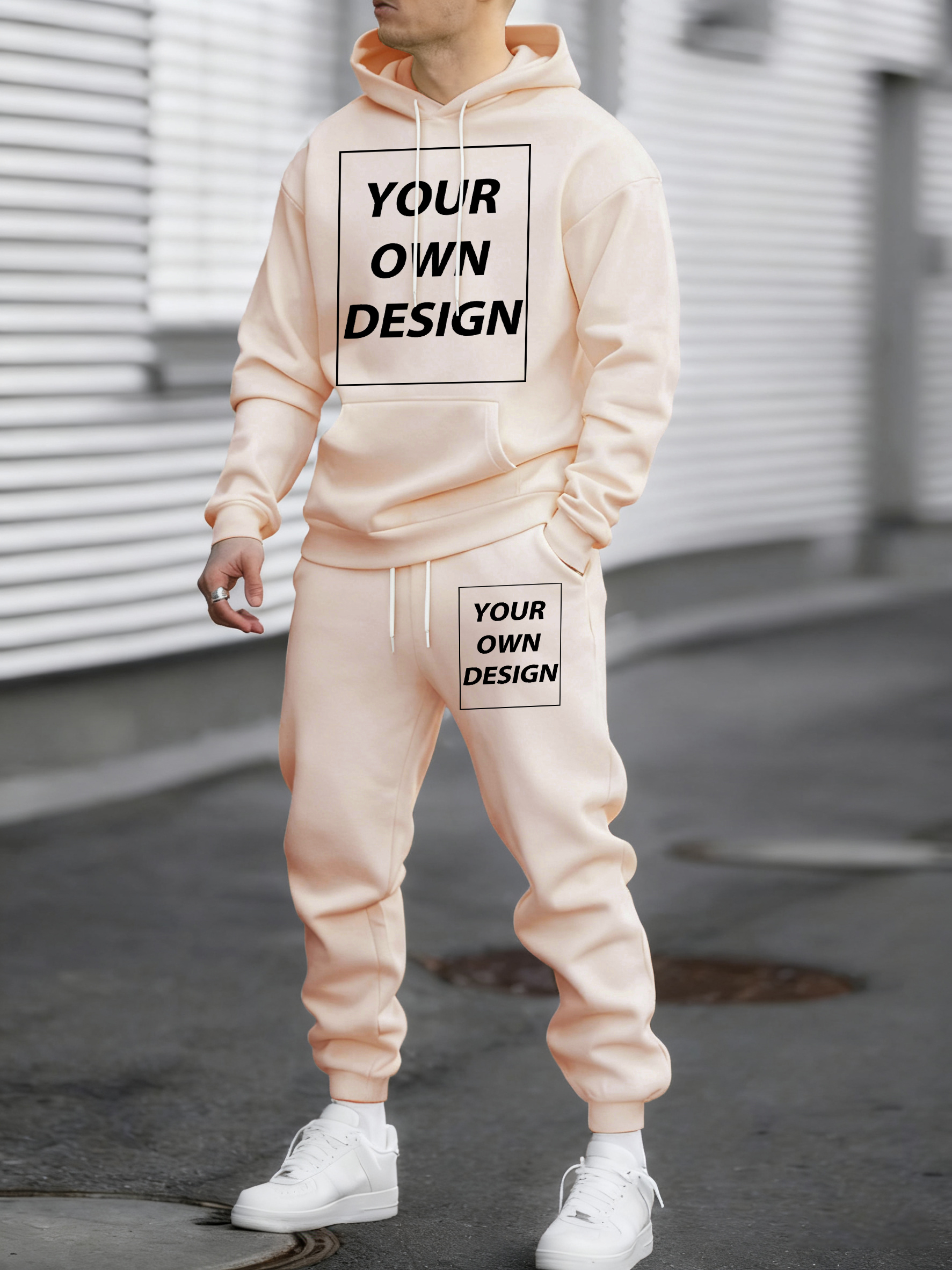 Spring Autumn Hoody Set Custom - Men'S Fashion Logo บทวิจารณ์และราคา