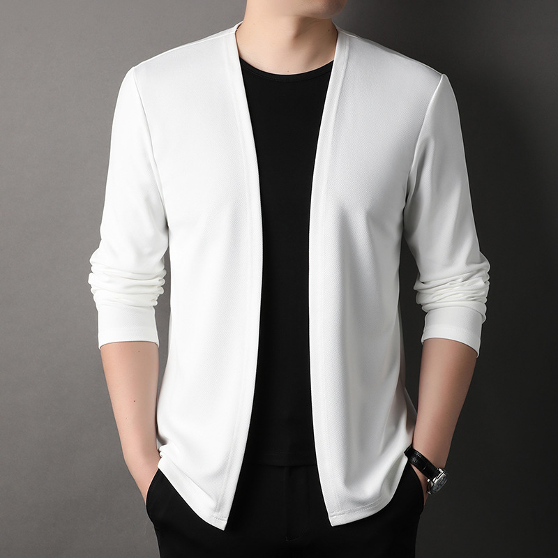 Spring Autumn Knit Cardigan Me - Mens Fashion Mullet บทวิจารณ์และราคา