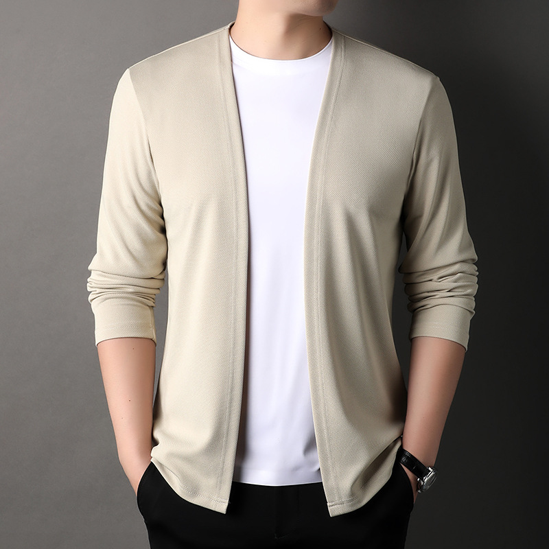 Spring Autumn Knit Cardigan Me - Mens Fashion Mullet บทวิจารณ์และราคา