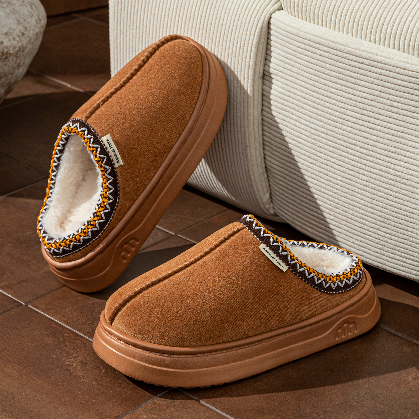 Winter Women's Slippers Boots  - Men'S Fashion Shoes บทวิจารณ์และราคา