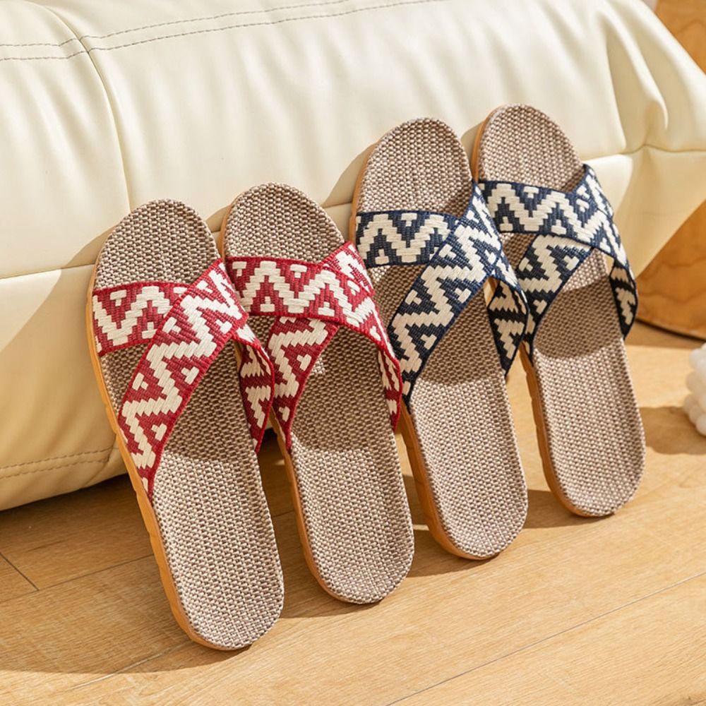Fashion Ethnic Style Linen Cro - Men'S Fashion Shoes บทวิจารณ์และราคา
